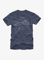 Star Wars R2-D2 Outline T-Shirt