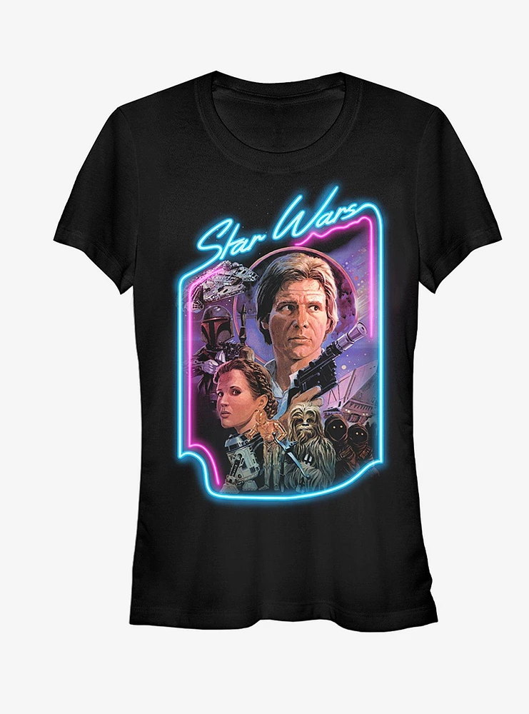 Star Wars Han Solo And Princess Leia Girls T-Shirt