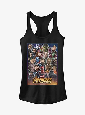 Marvel Avengers: Infinity War Hero Collage Girls Tank