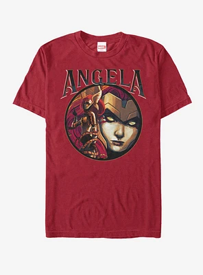 Marvel Angela Circle T-Shirt