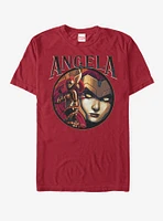 Marvel Angela Circle T-Shirt