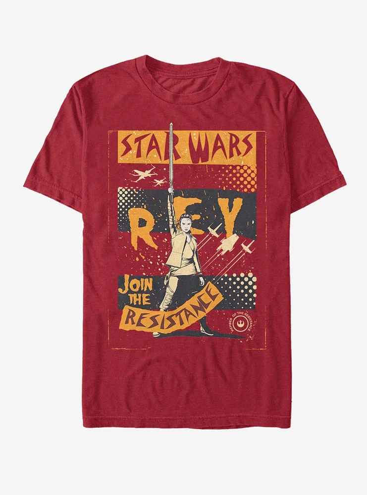 Star Wars Rey Join Resistance T-Shirt