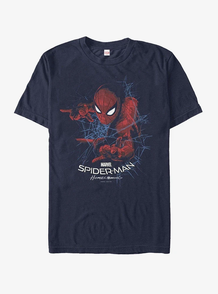 Marvel Spider-Man Homecoming Web Frame T-Shirt