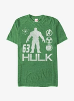 Marvel Hulk 63 Atom Symbol T-Shirt