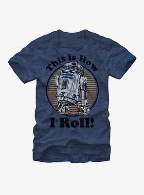 Star Wars R2D2 How I Roll T-Shirt