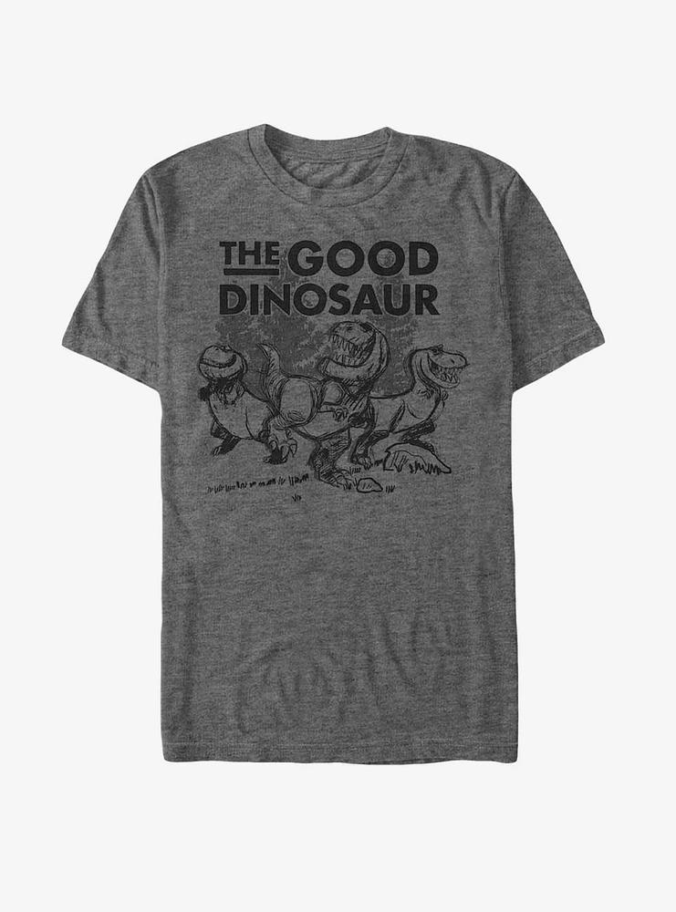 Disney Pixar The Good Dinosaur Tyrannosaurus Rex Family T-Shirt