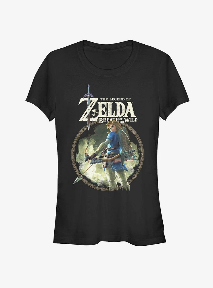 Nintendo Legend of Zelda Breath the Wild Circle Girls T-Shirt