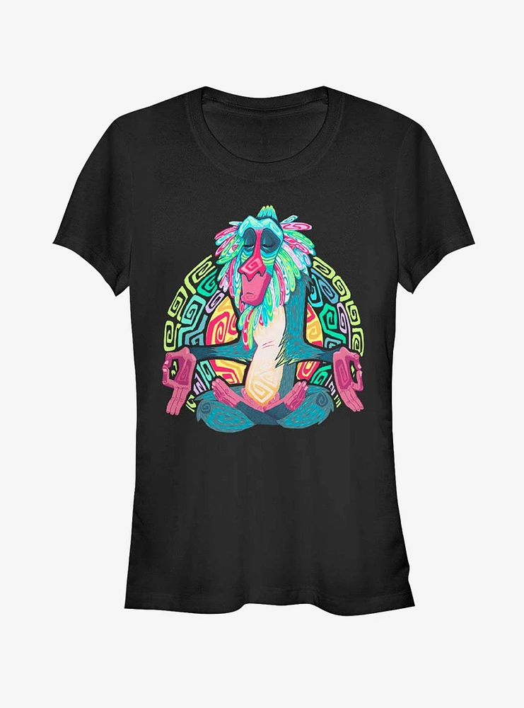 Lion King Rafiki Geometric Rainbow Girls T-Shirt