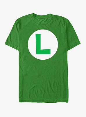 Nintendo Luigi Circle Icon T-Shirt