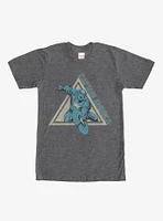 Marvel Triangle Captain America T-Shirt