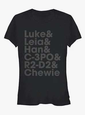 Star Wars Luke and Leia Girls T-Shirt