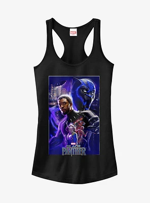 Marvel Black Panther 2018 Character Collage Girls Tank