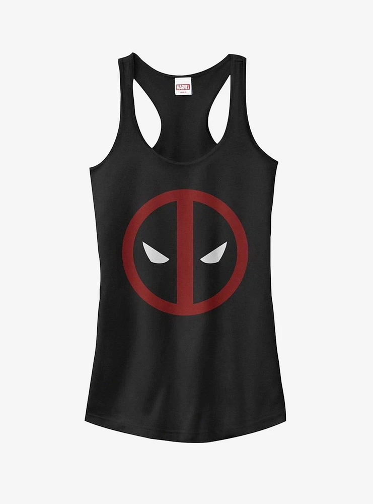 Marvel Deadpool Mask Classic Girls Tank Top