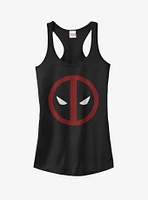 Marvel Deadpool Mask Classic Girls Tank Top