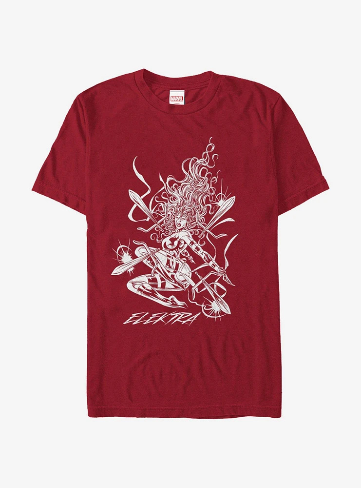 Marvel Elektra Sword T-Shirt