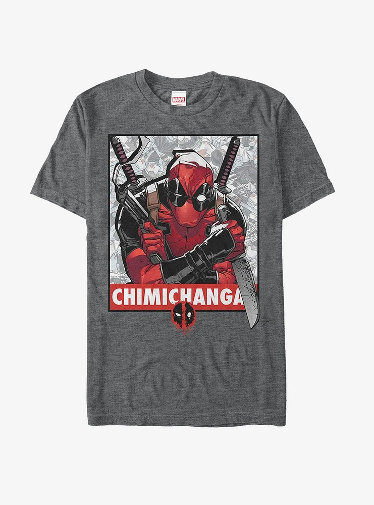 Marvel Deadpool Chimichangas Poster T-Shirt