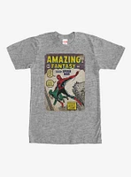 Marvel Spider-Man Comic Book Cover Print T-Shirt