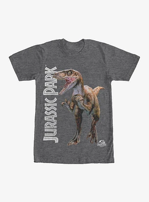 Jurassic Park Velociraptor Logo T-Shirt
