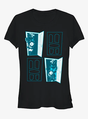 Monsters Inc. Closet Door Portal Girls T-Shirt