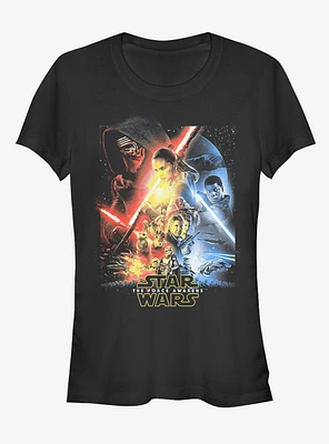 Star Wars Episode VII The Force Awakens Cool Poster Girls T-Shirt