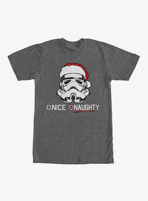 Star Wars Christmas Stormtrooper Naughty List T-Shirt