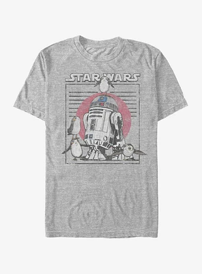 Star Wars R2-D2 Porg Party T-Shirt