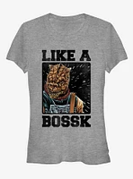 Star Wars Bounty Hunter Like a Bossk Girls T-Shirt