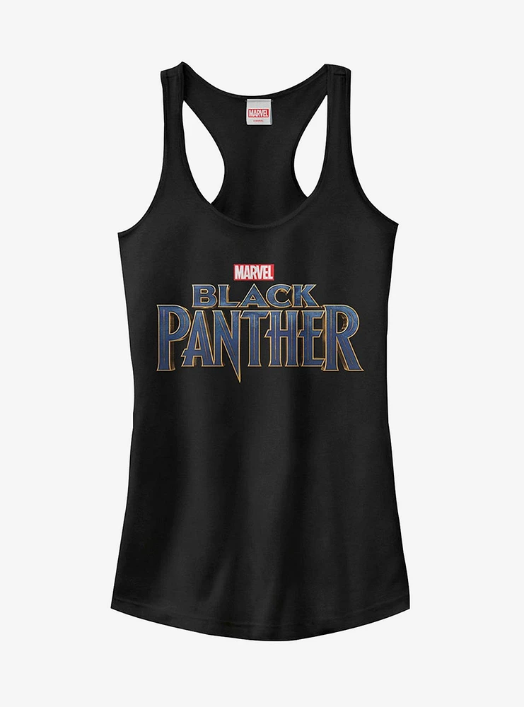 Marvel Black Panther 2018 Text Logo Girls T-Shirt