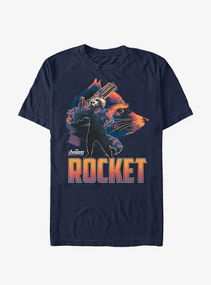 Marvel Avengers: Infinity War Rocket Portrait T-Shirt