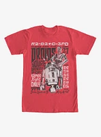 Star Wars R2-D2 and C-3PO Concert Poster T-Shirt