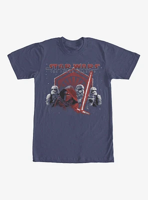 Star Wars Stormtroopers and Kylo Ren Distressed T-Shirt