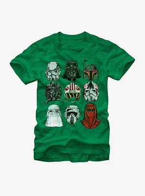 Star Wars Character Helmets T-Shirt
