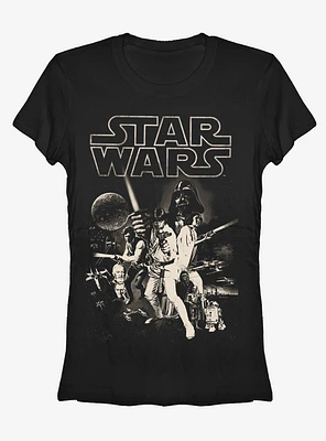 Star Wars Classic Poster Girls T-Shirt