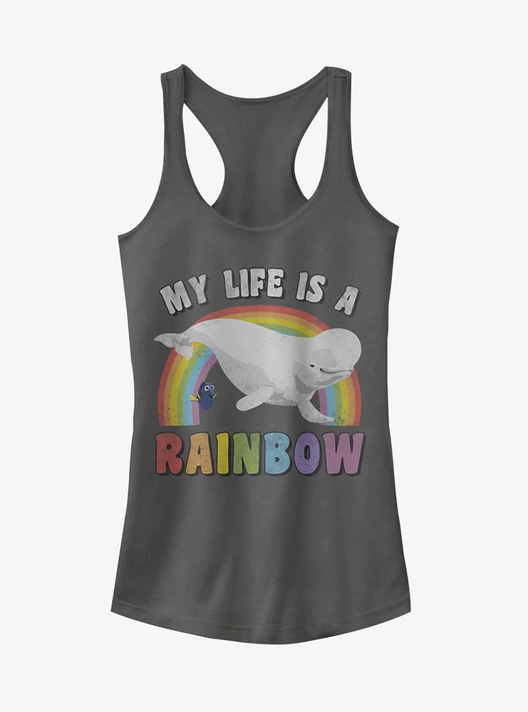 Disney Pixar Finding Dory Bailey Rainbow Life Girls Tank