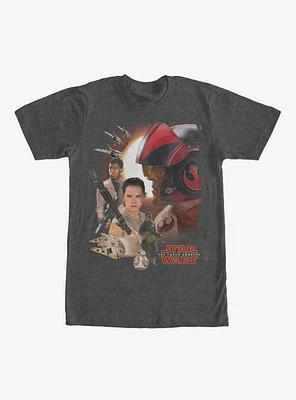 Star Wars Episode VII The Force Awakens Characters T-Shirt
