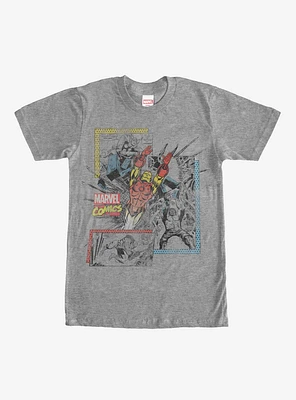 Marvel Retro Comic Book Print T-Shirt