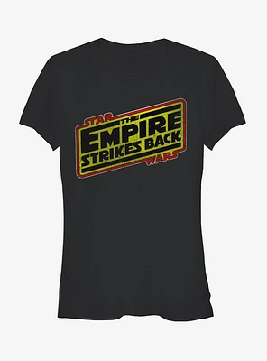 Star Wars Episode V The Empire Strikes Back Logo Girls T-Shirt