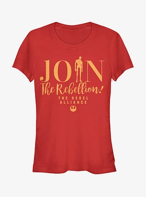 Star Wars K-2SO Join Rebellion Girls T-Shirt
