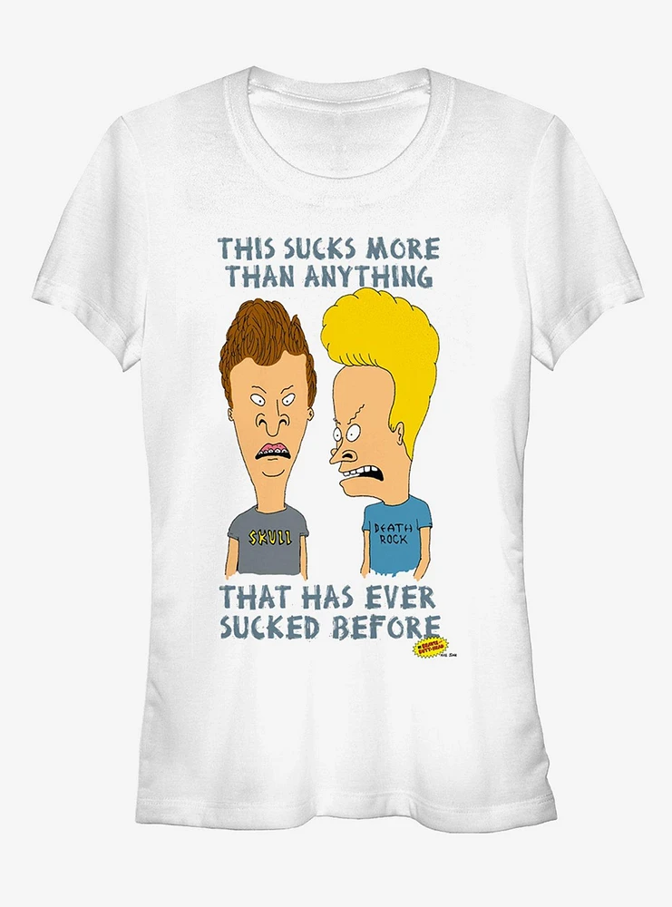 Beavis And Butt-Head This Sucks More Than Anything Girls T-Shirt