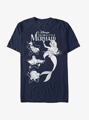 Disney The Little Mermaid Ariel And Friends T-Shirt