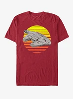 Star Wars Millennium Falcon Sunset T-Shirt