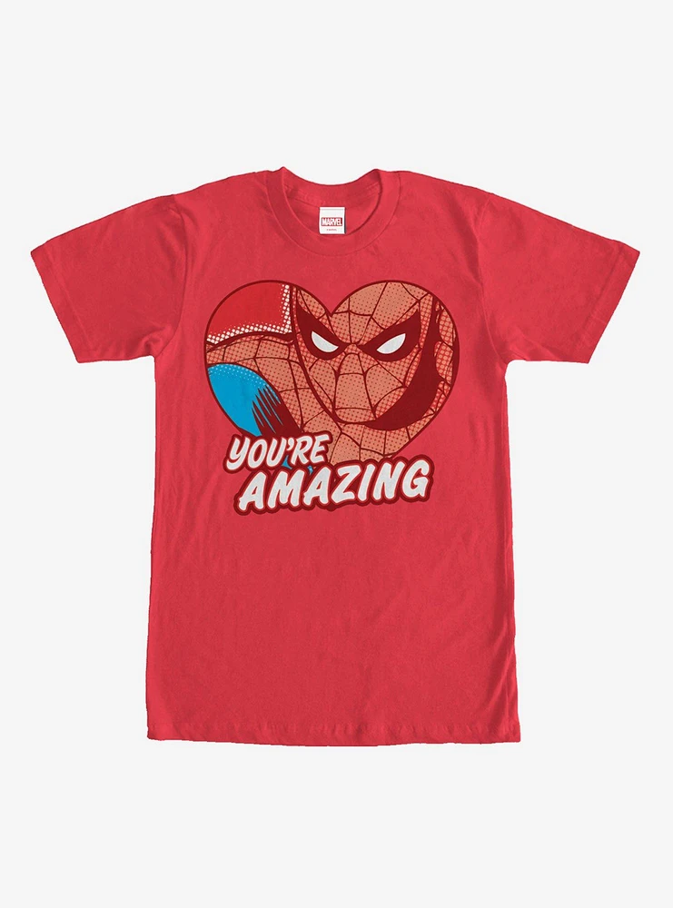 Marvel Spider-Man Amazing Heart T-Shirt