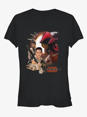 Star Wars Episode VII The Force Awakens Characters Girls T-Shirt