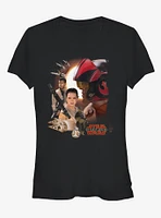 Star Wars Episode VII The Force Awakens Characters Girls T-Shirt