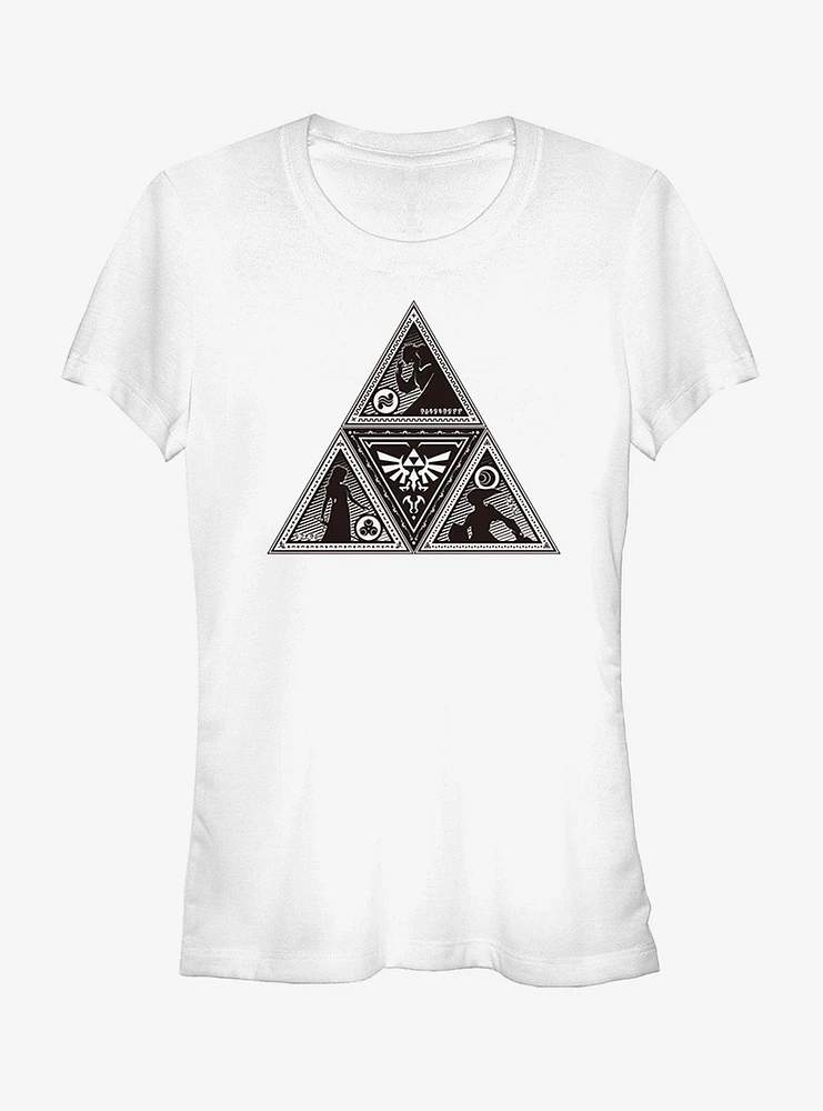 Nintendo Legend of Zelda Triforce Silhouette Girls T-Shirt