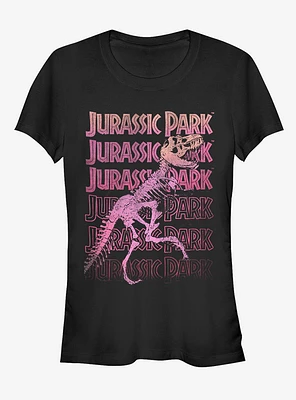 Jurassic Park T. Rex Skeleton Girls T-Shirt
