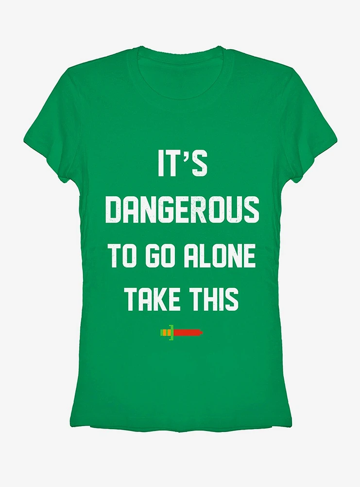 Nintendo Legend of Zelda It's Dangerous Girls T-Shirt