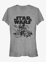 Star Wars Episode VII The Force Awakens Resistance Attack Girls T-Shirt