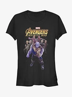 Marvel Avengers: Infinity War Thanos Entourage Girls T-Shirt