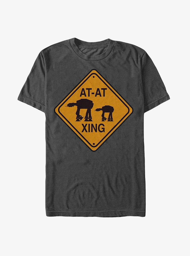 Star Wars AT-AT Crossing Sign T-Shirt